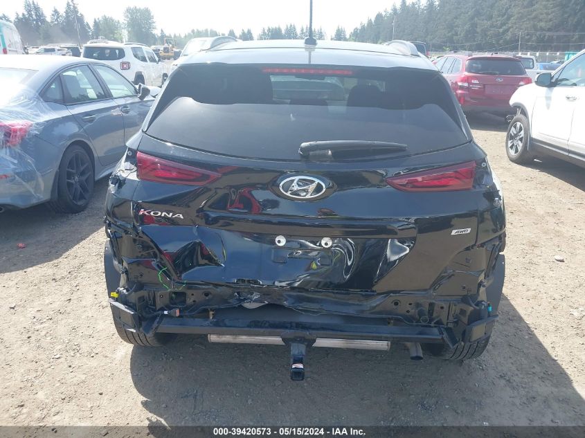 2021 Hyundai Kona Sel VIN: KM8K2CAA3MU733021 Lot: 39420573