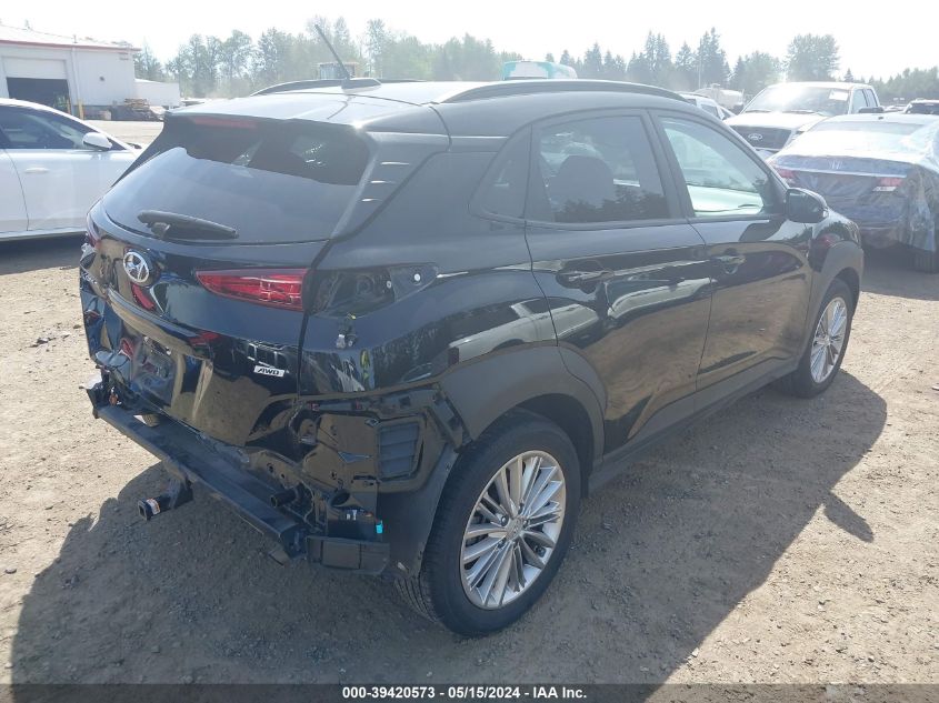 2021 Hyundai Kona Sel VIN: KM8K2CAA3MU733021 Lot: 39420573