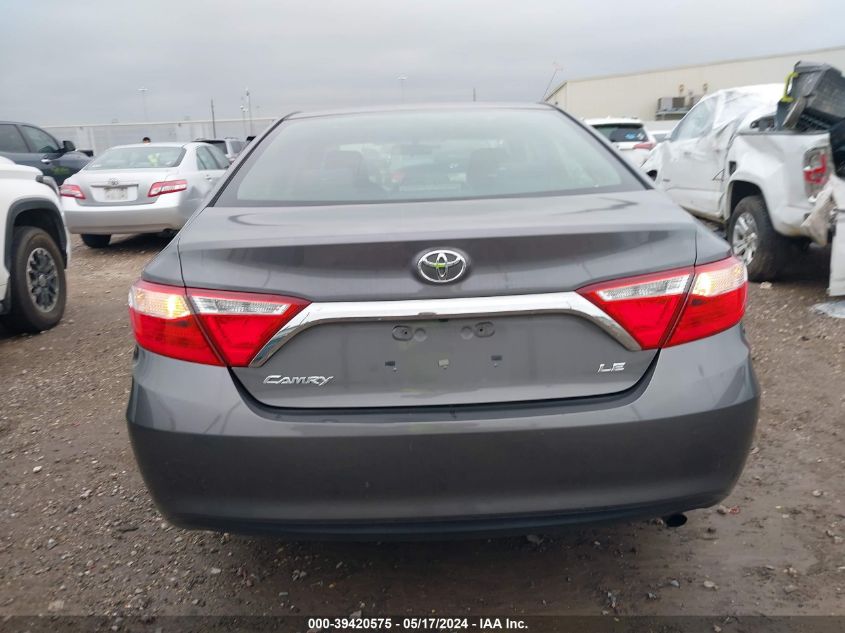 2016 Toyota Camry Le/Xle/Se/Xse VIN: 4T4BF1FK7GR540889 Lot: 39420575