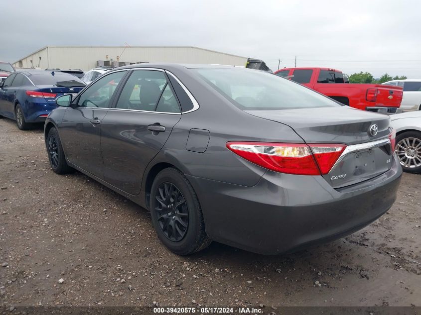 2016 Toyota Camry Le/Xle/Se/Xse VIN: 4T4BF1FK7GR540889 Lot: 39420575