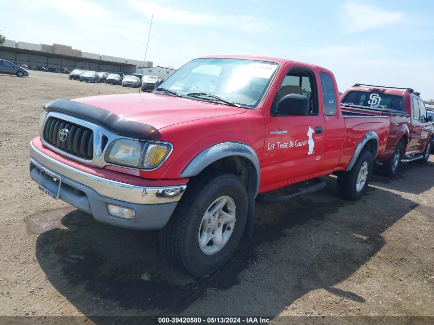 2001 Toyota Tacoma Prerunner V6 VIN: 5TESN92N51Z827288 Lot: 39420580