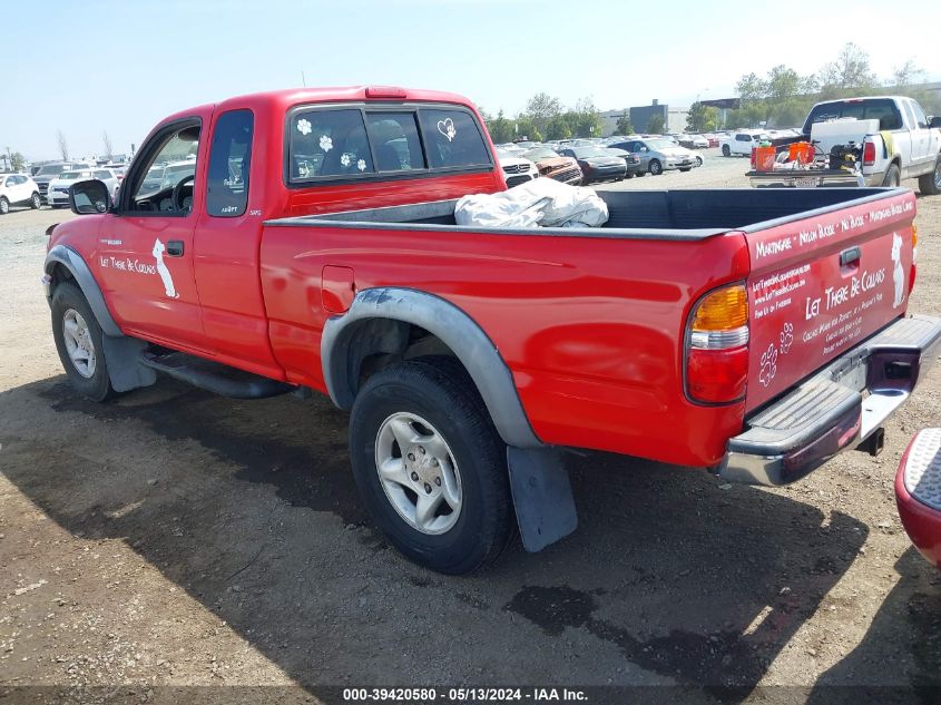 2001 Toyota Tacoma Prerunner V6 VIN: 5TESN92N51Z827288 Lot: 39420580