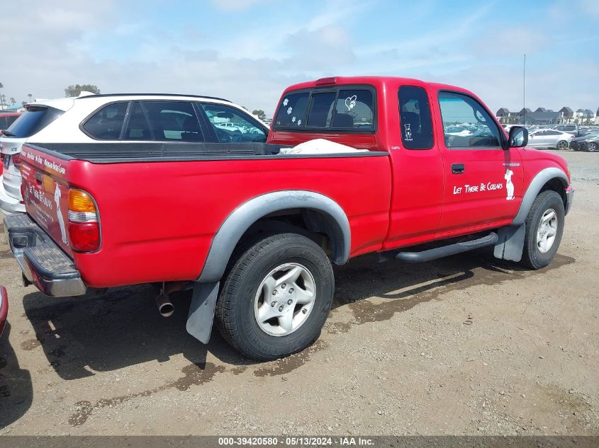 2001 Toyota Tacoma Prerunner V6 VIN: 5TESN92N51Z827288 Lot: 39420580