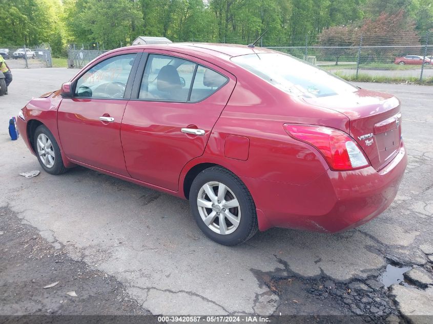 2012 Nissan Versa 1.6 Sl VIN: 3N1CN7AP8CL926711 Lot: 39420587