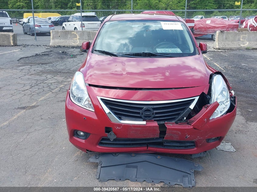 2012 Nissan Versa 1.6 Sl VIN: 3N1CN7AP8CL926711 Lot: 39420587