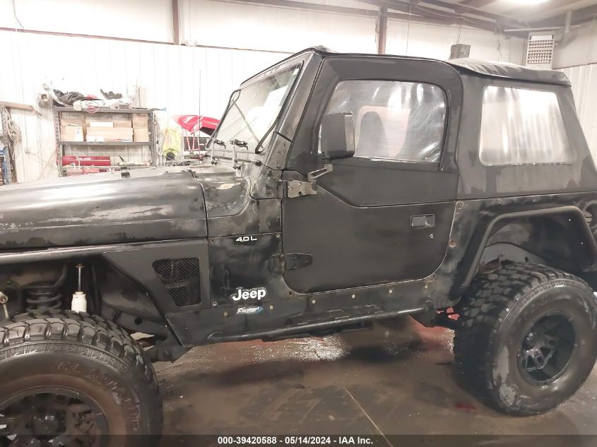 1997 Jeep Wrangler Sport VIN: 1J4FY19S0VP444999 Lot: 39420588