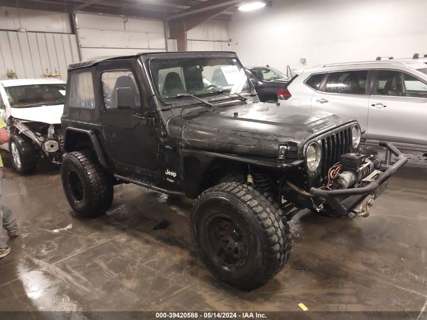 1997 Jeep Wrangler Sport VIN: 1J4FY19S0VP444999 Lot: 39420588