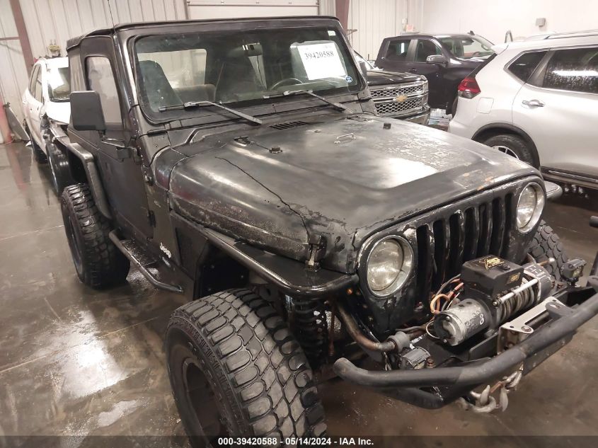 1997 Jeep Wrangler Sport VIN: 1J4FY19S0VP444999 Lot: 39420588