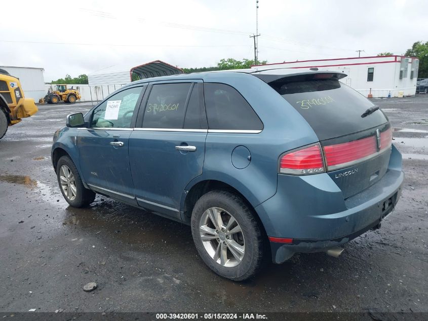 2010 Lincoln Mkx VIN: 2LMDJ8JC3ABJ27881 Lot: 39420601