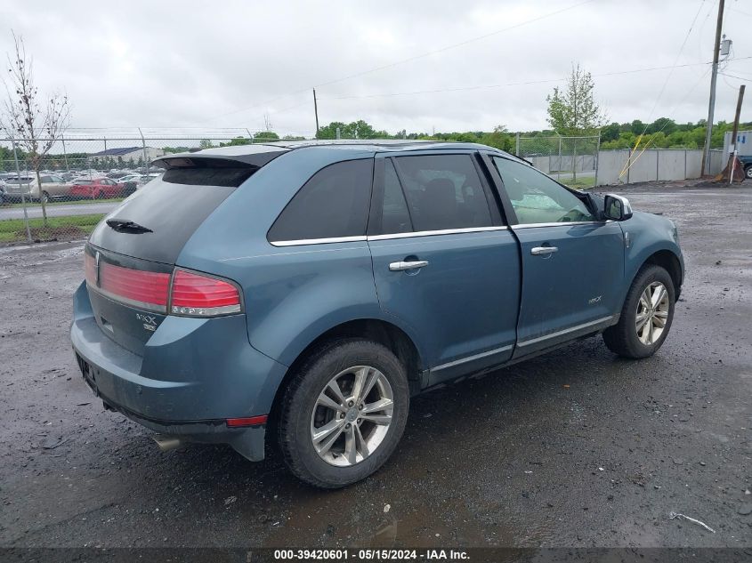 2010 Lincoln Mkx VIN: 2LMDJ8JC3ABJ27881 Lot: 39420601