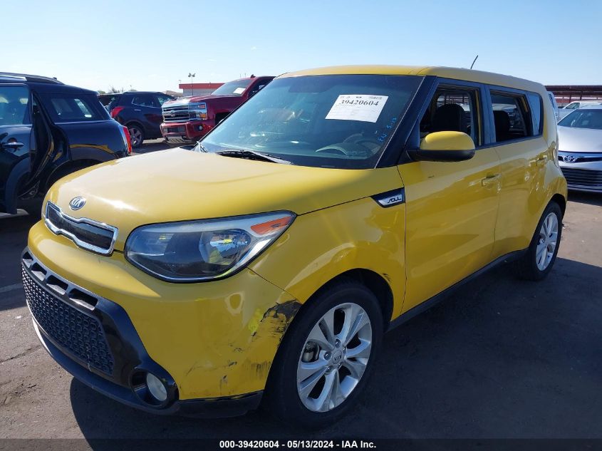 2016 Kia Soul + VIN: KNDJP3A54G7257594 Lot: 39420604