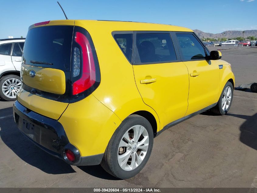 2016 Kia Soul + VIN: KNDJP3A54G7257594 Lot: 39420604