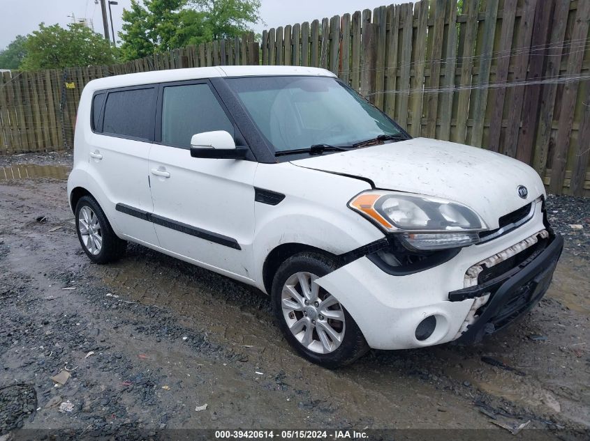 2012 Kia Soul + VIN: KNDJT2A66C7455358 Lot: 39420614