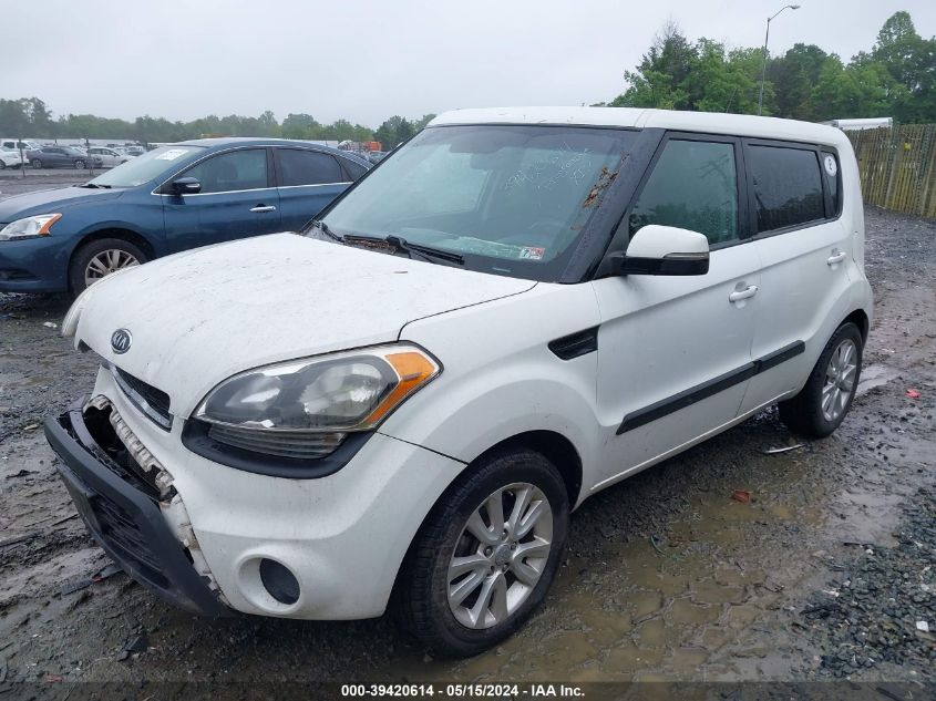 2012 Kia Soul + VIN: KNDJT2A66C7455358 Lot: 39420614