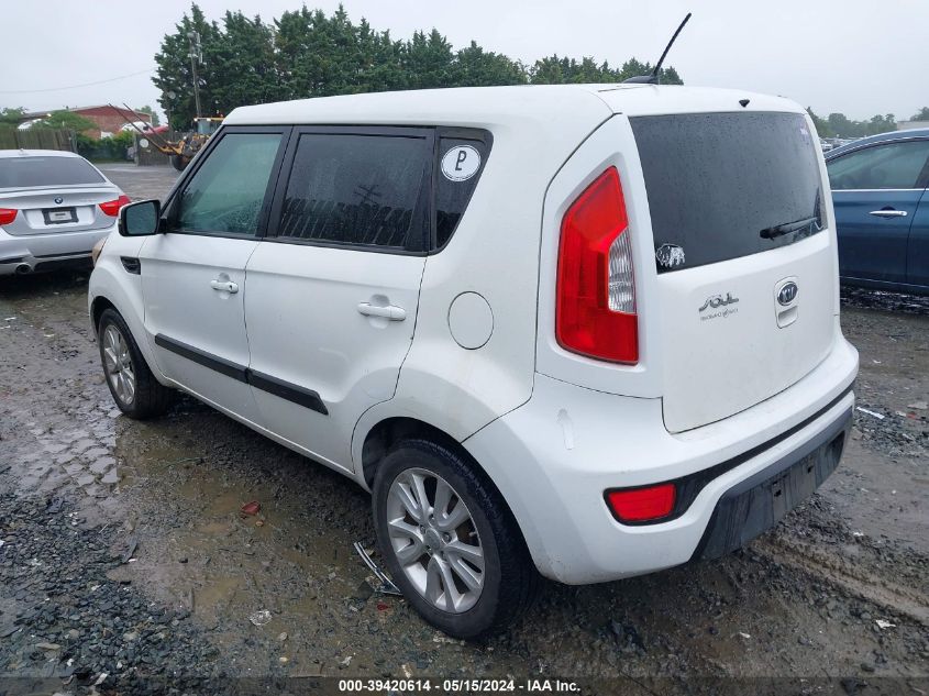 2012 Kia Soul + VIN: KNDJT2A66C7455358 Lot: 39420614