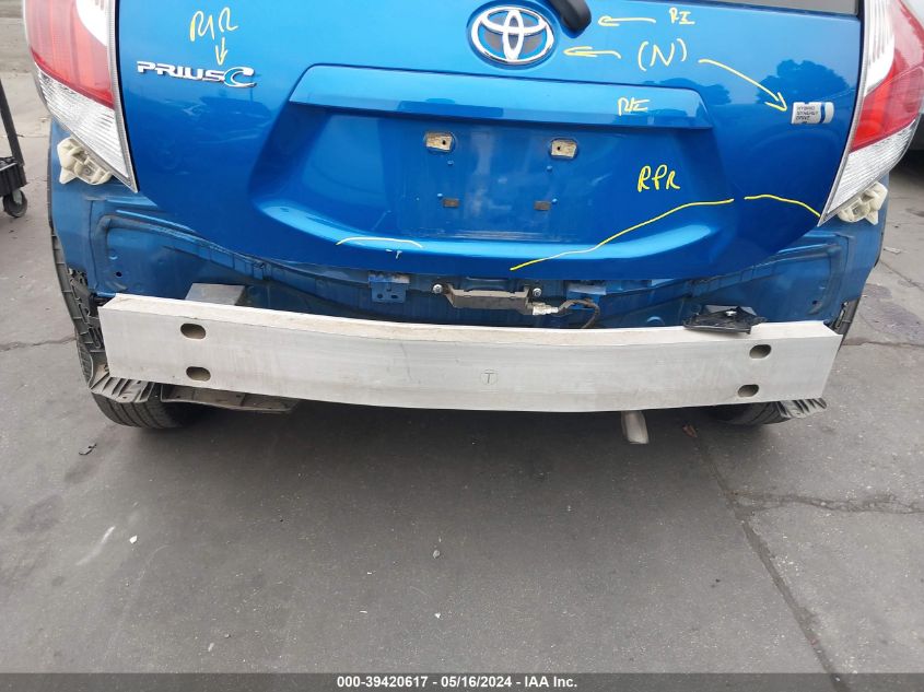 2016 Toyota Prius C VIN: JTDKDTB31G1139905 Lot: 39420617