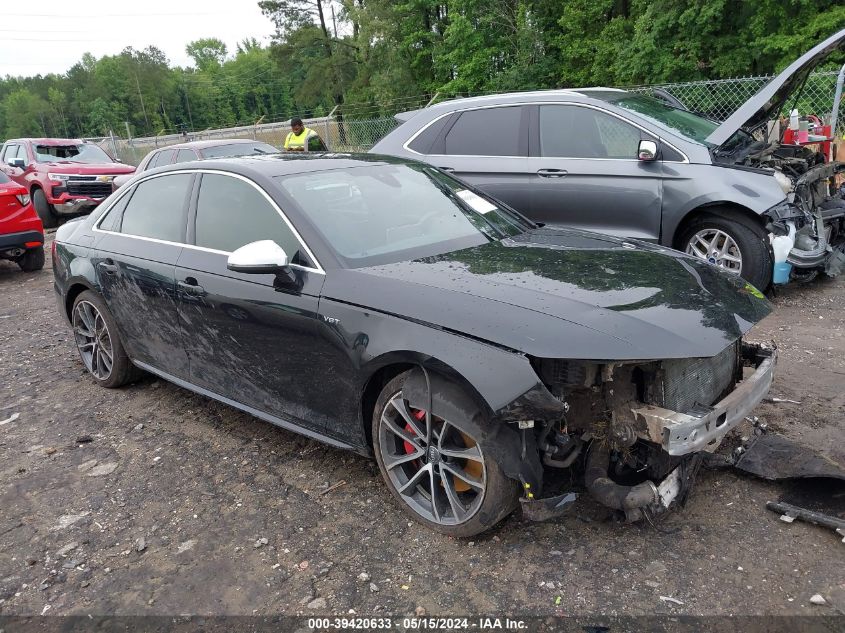 2018 Audi S4 3.0T Premium Plus VIN: WAUB4AF45JA045814 Lot: 39420633