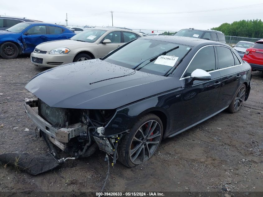 2018 Audi S4 3.0T Premium Plus VIN: WAUB4AF45JA045814 Lot: 39420633