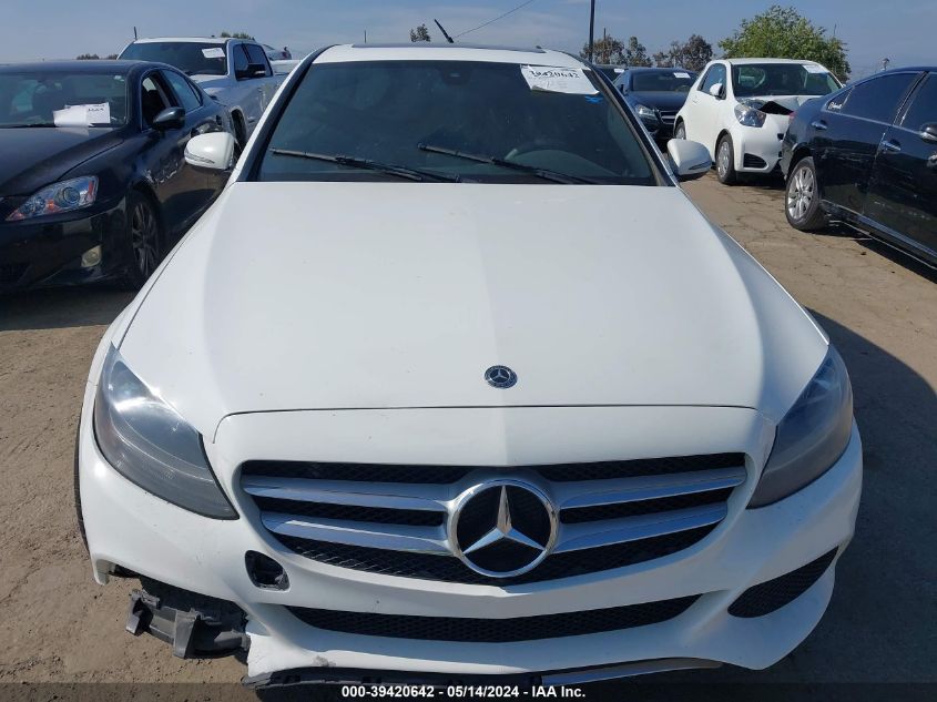 2018 Mercedes-Benz C 300 VIN: 55SWF4JB5JU274442 Lot: 39420642