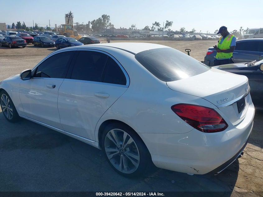 2018 MERCEDES-BENZ C 300 VIN: 55SWF4JB5JU274442