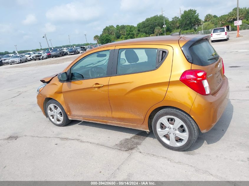 2020 Chevrolet Spark Fwd Ls Automatic VIN: KL8CB6SAXLC473657 Lot: 39420650