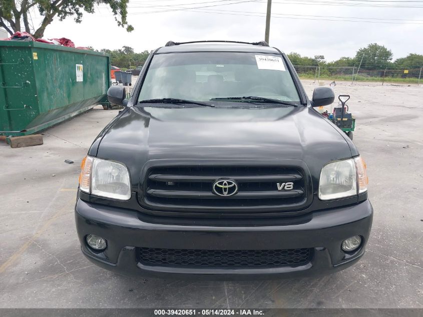 2002 Toyota Sequoia Sr5 V8 VIN: 5TDZT34A02S071797 Lot: 39420651