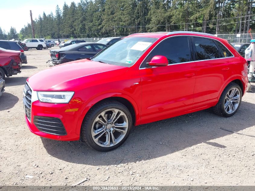 2016 Audi Q3 2.0T Premium Plus VIN: WA1GFCFS3GR016524 Lot: 39420653