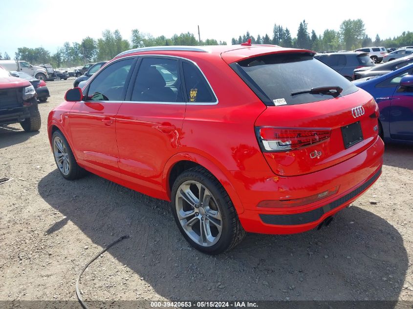 2016 Audi Q3 2.0T Premium Plus VIN: WA1GFCFS3GR016524 Lot: 39420653