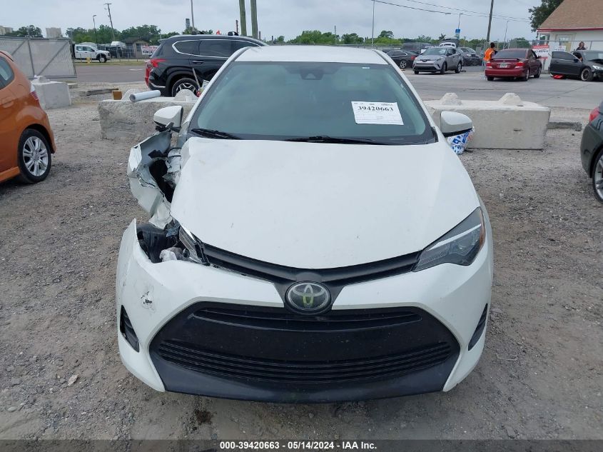 2019 Toyota Corolla Le VIN: 5YFBURHE2KP914826 Lot: 39420663