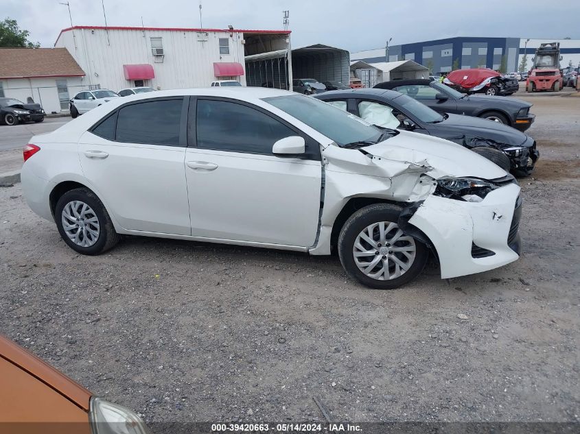 2019 Toyota Corolla Le VIN: 5YFBURHE2KP914826 Lot: 39420663