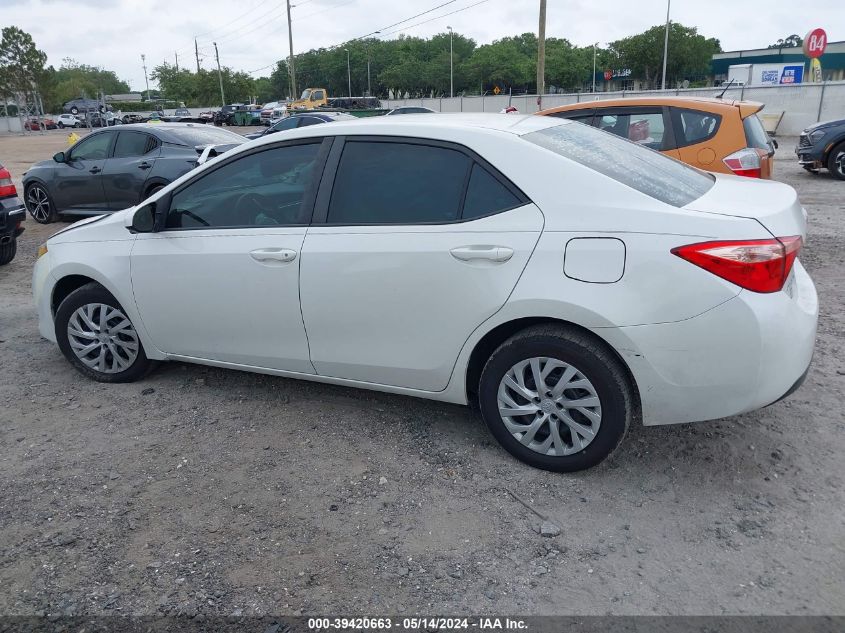 2019 Toyota Corolla Le VIN: 5YFBURHE2KP914826 Lot: 39420663