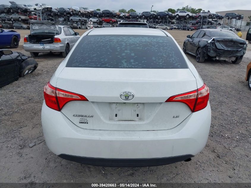 2019 Toyota Corolla Le VIN: 5YFBURHE2KP914826 Lot: 39420663