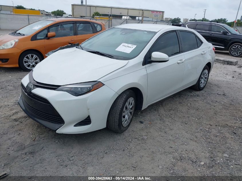 2019 Toyota Corolla Le VIN: 5YFBURHE2KP914826 Lot: 39420663