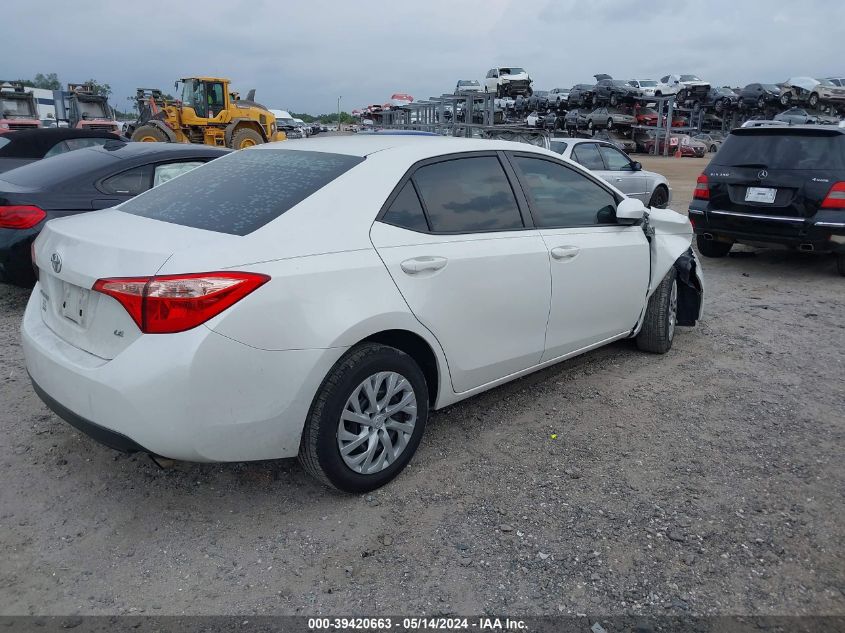 2019 Toyota Corolla Le VIN: 5YFBURHE2KP914826 Lot: 39420663