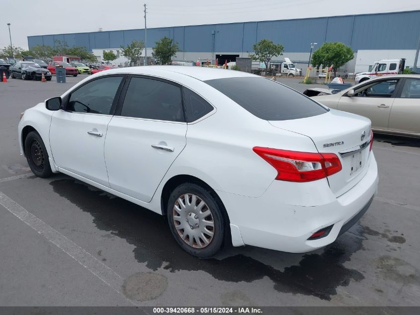 2016 Nissan Sentra S/Sv/Sr/Sl VIN: 3N1AB7AP3GY323996 Lot: 39420668