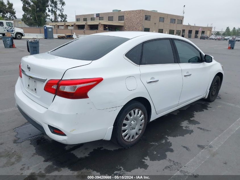 2016 Nissan Sentra S/Sv/Sr/Sl VIN: 3N1AB7AP3GY323996 Lot: 39420668