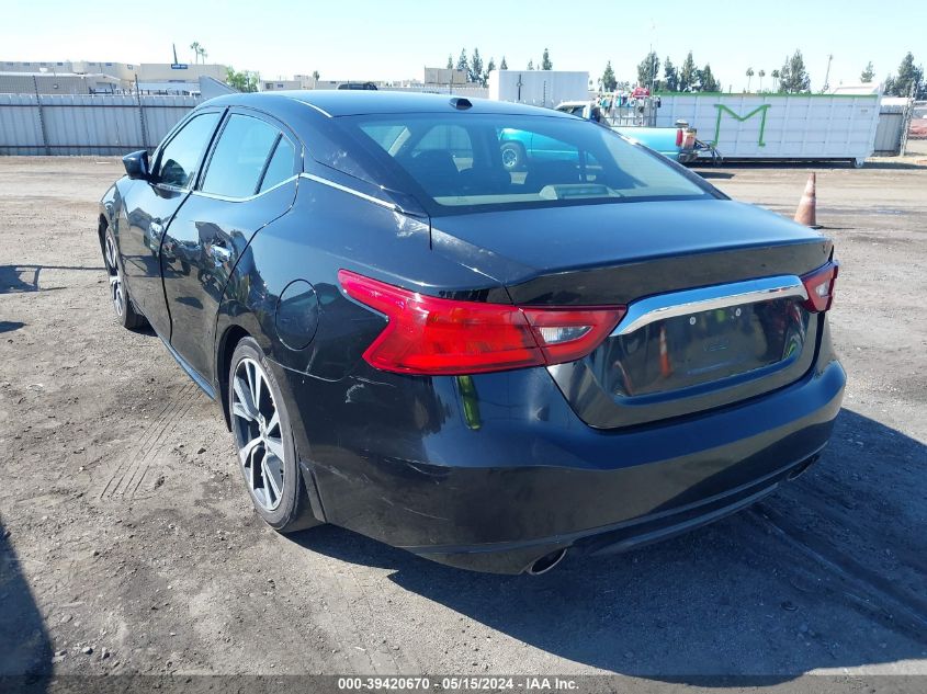 2017 Nissan Maxima 3.5 S VIN: 1N4AA6APXHC442266 Lot: 39420670