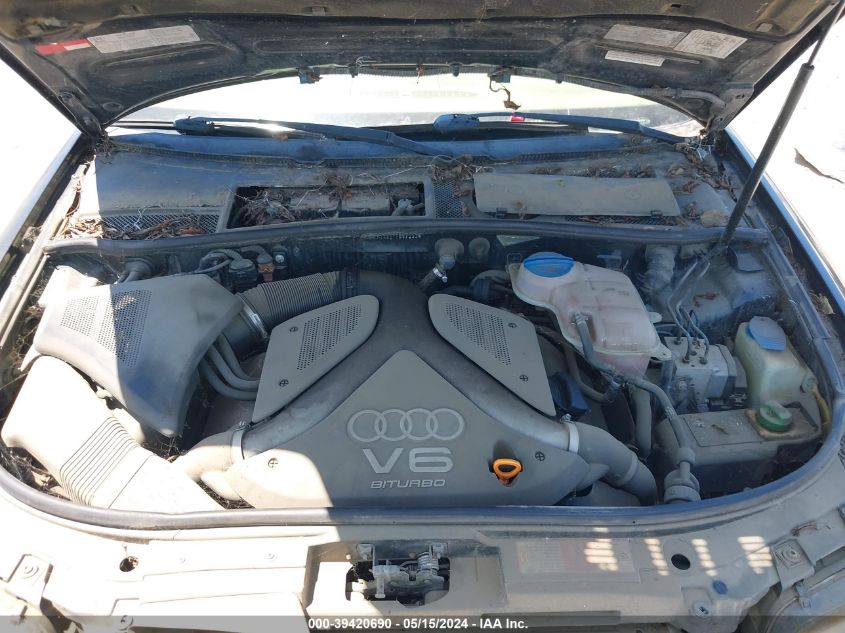 2000 Audi A6 2.7T VIN: WAUED24B6YN097332 Lot: 39420690