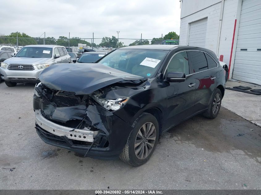 2014 Acura Mdx Technology VIN: 5FRYD3H41EB014903 Lot: 39420692