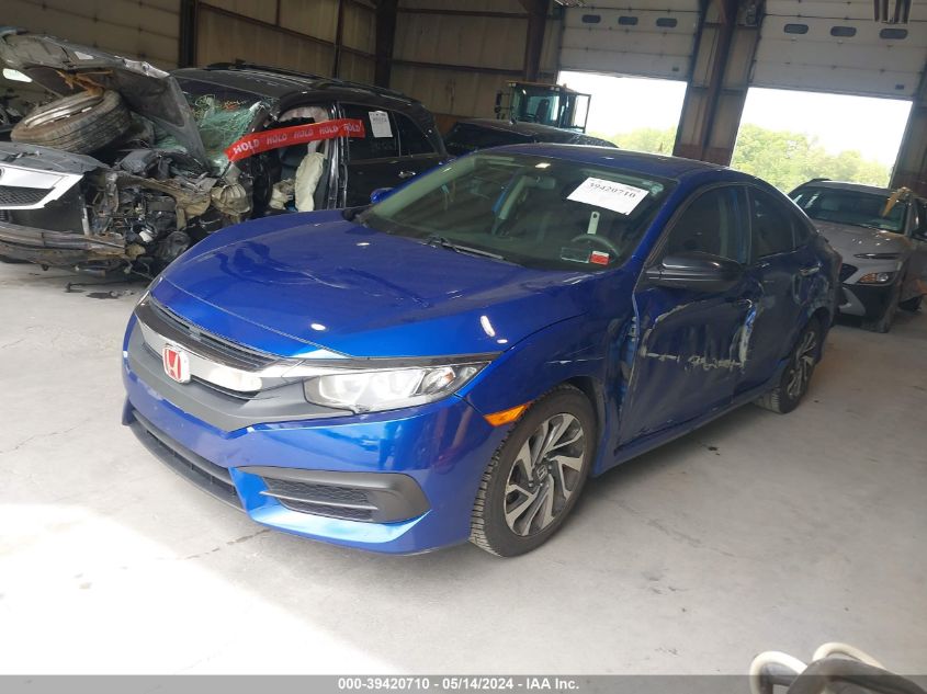 2018 Honda Civic Ex VIN: 2HGFC2F7XJH561659 Lot: 39420710