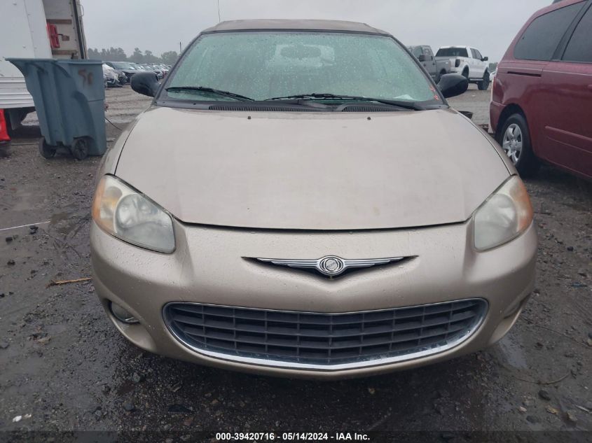 2003 Chrysler Sebring Lxi VIN: 1C3EL55T83N597956 Lot: 39420716