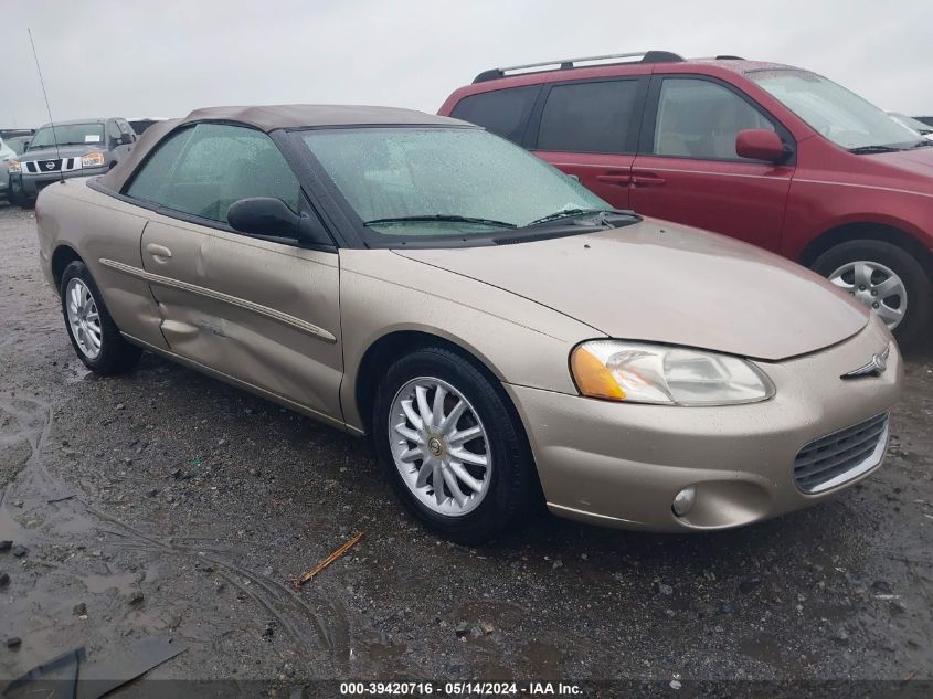 2003 Chrysler Sebring Lxi VIN: 1C3EL55T83N597956 Lot: 39420716