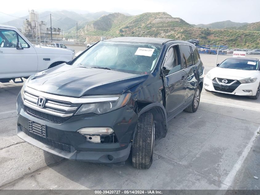 2016 Honda Pilot Lx VIN: 5FNYF6H11GB082575 Lot: 39420727