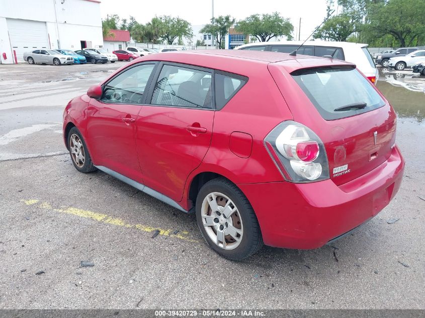 2009 Pontiac Vibe VIN: 5Y2SP67079Z455837 Lot: 39420729