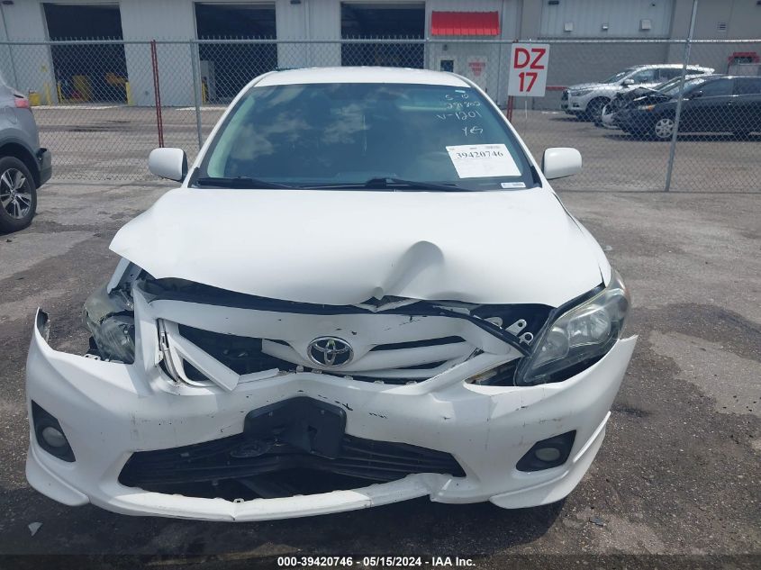 2011 Toyota Corolla S VIN: 2T1BU4EE9BC601201 Lot: 39420746