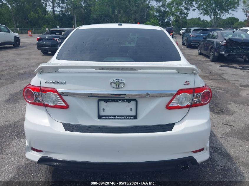 2011 Toyota Corolla S VIN: 2T1BU4EE9BC601201 Lot: 39420746