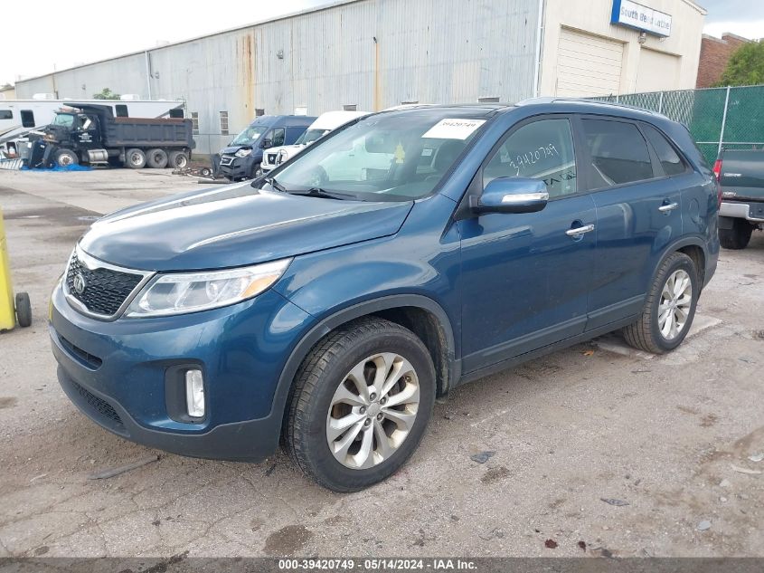 2015 Kia Sorento Ex V6 VIN: 5XYKU4A75FG580946 Lot: 39420749