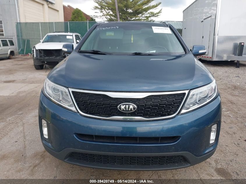 2015 Kia Sorento Ex V6 VIN: 5XYKU4A75FG580946 Lot: 39420749