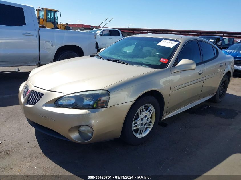 2004 Pontiac Grand Prix Gt1 VIN: 2G2WP522141275988 Lot: 39420751