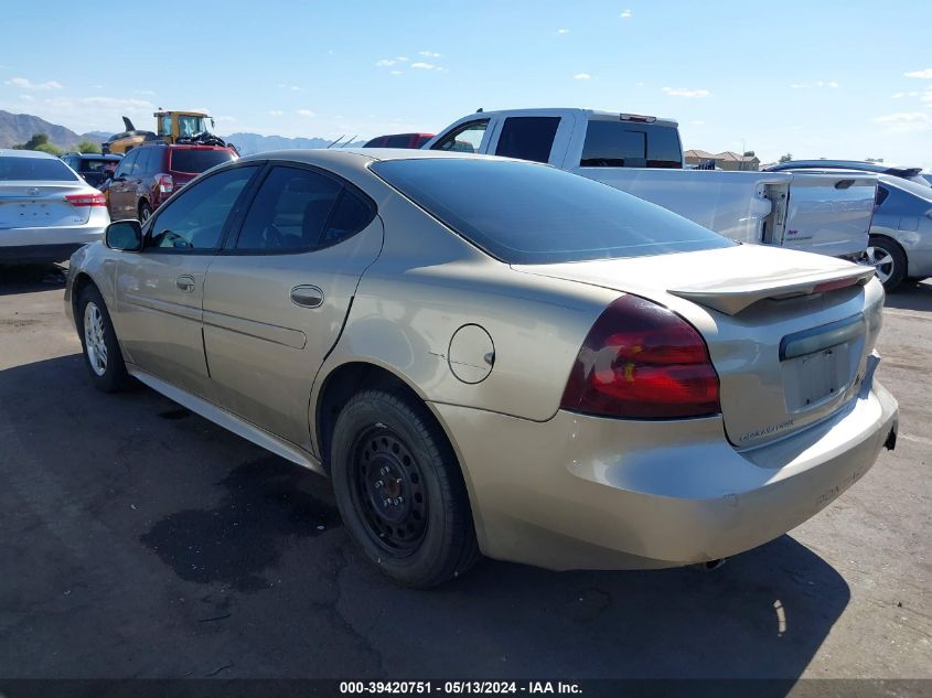 2004 Pontiac Grand Prix Gt1 VIN: 2G2WP522141275988 Lot: 39420751